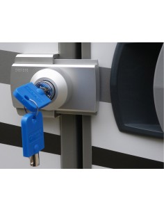 verrou extérieur/intérieur pour porte cellule alu - imc - IMC - 3760240050100