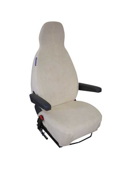 housses de siège éponge coton extensible beiges - Générique - 3760146710054