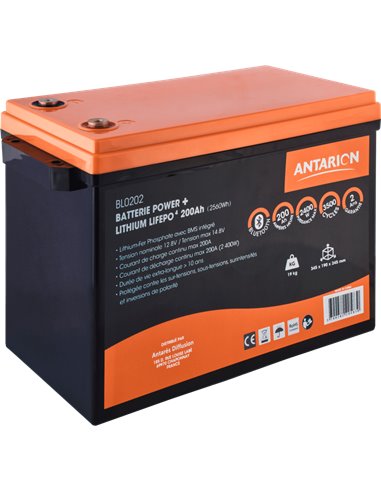 Batterie Lithium 200Ah POWER + ANTARION Bluetooth - Antarion - Antarion - 3700282205830