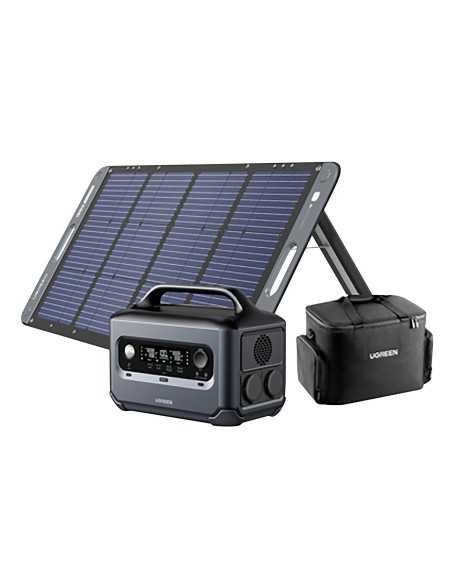 power station gs600 + pan sol portable sc100 + sacoche de transport - ugreen - UGREEN -