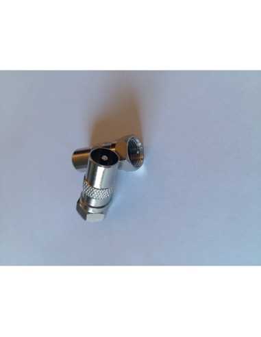 adaptateur coaxial iec / f mâle - Générique - 7611682280104