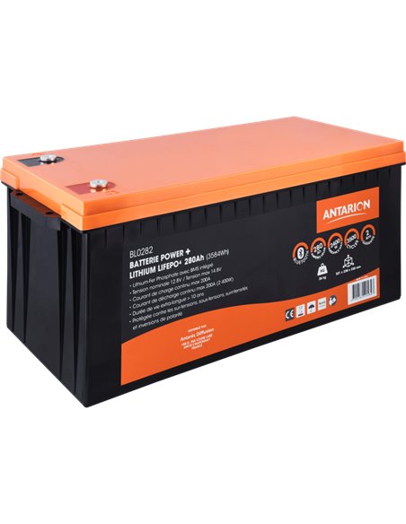 Batterie Lithium 280Ah POWER + ANTARION Bluetooth - Antarion - Antarion - 3700282205847
