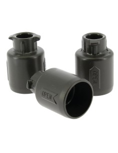 kit de 3 embouts à baïonnette pour auvents - clairval - Clairval - 3700628241201