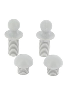 embouts de repose-jambes blanc pour fauteuils - westfield - Westfield - 4260182767627