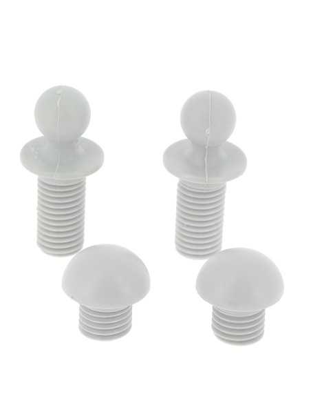 embouts de repose-jambes blanc pour fauteuils - westfield - Westfield - 4260182767627