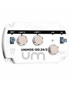 Repartiteur De Charge 12/24v - 120a - 2 Sorties - UNIMOS 120.24/2 - UNITECK - UNITECK - 3760233351511