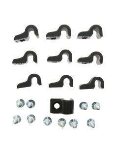 chappes de fixation + vis pour filet de protection - Générique - 3700628237921