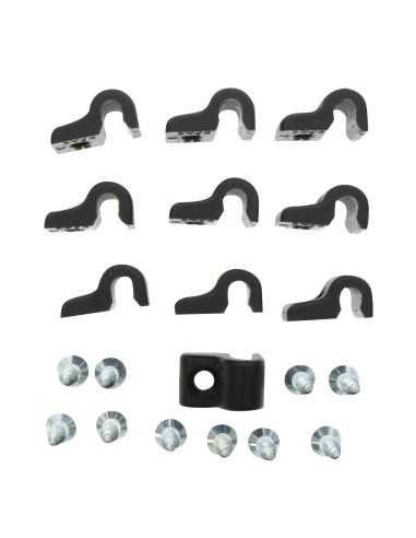 chappes de fixation + vis pour filet de protection - Générique - 3700628237921