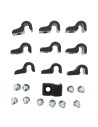 chappes de fixation + vis pour filet de protection - Générique - 3700628237921