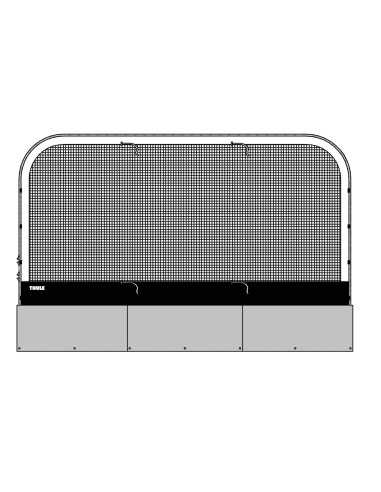 moustiquaire de façade quickfit 3,60 mètres - thule - Thule - 5415182041591