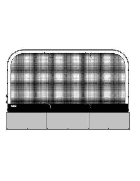 moustiquaire de façade quickfit 3,60 mètres - thule - Thule - 5415182041591