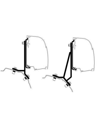 adaptateur omnistor 4200 ford transit / tourneo custom minivan - thule - Thule - 5415182066426