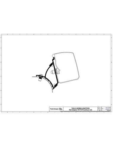 adaptateur omnistor 3200 vw t5/t6 minivan - thule - Thule - 5415182056878