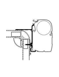 adaptateur pilote explorateur série 5 - 4,00 m - thule - Thule - 5415182004718