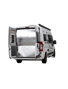 rideau thermique portes arrières premio 1 panneau sans fenêtre ducato - gris clair - hindermann - Hindermann - 4250310183573