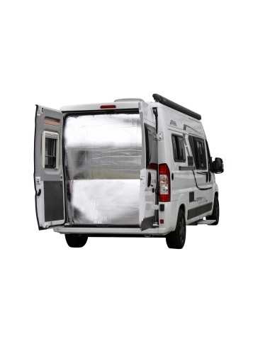 rideau thermique portes arrières premio 1 panneau sans fenêtre ducato - gris clair - hindermann - Hindermann - 4250310183573