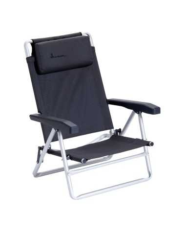 fauteuil de plage dark grey - isabella - Isabella - 5705886815186