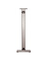 pied de table basculant aluminium anodisé coulissant gris - Générique -