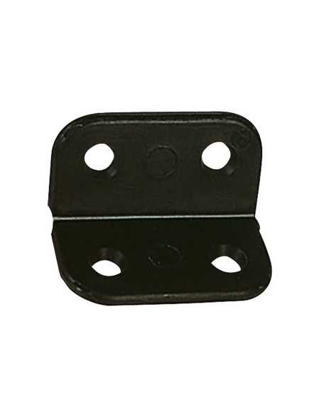charnière plate nylon sans axe 40 x 40 mm noire - Générique -
