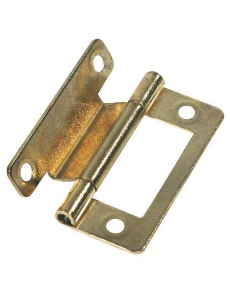 charnières de meuble laitonnées x2 - Générique - 3700628237969