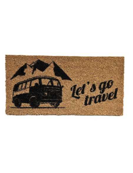 tapis d'entrée en fibres de coco let's go travel - arisol - Arisol - 8012243002330