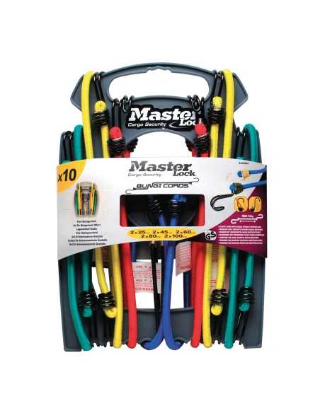 set de rangement de 10 tendeurs multi-longueurs - masterlock - Masterlock - 3520190923158