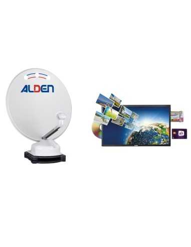 antenne satellite automatique orbiter 65 satmatic aio tv 22'' dvd hd - alden - Alden -