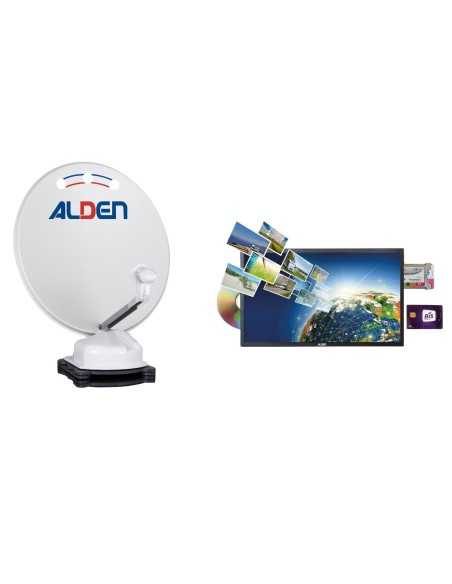 antenne satellite automatique orbiter 65 satmatic aio tv 22'' dvd hd - alden - Alden -