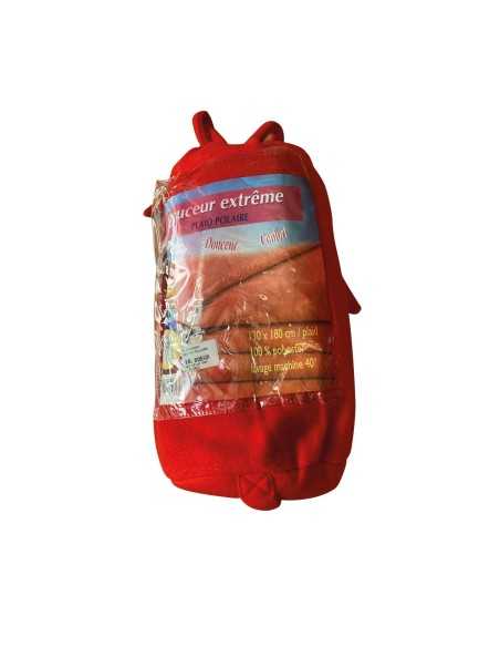 couverture polaire rouge 130 x 180 cm - Générique - 3120281308132