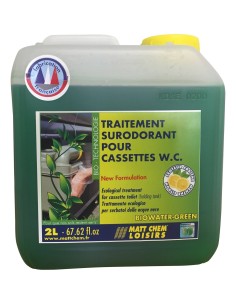 traitement surodorant pour cassettes wc biowater green - matt chem - MATT CHEM - 3760164172308