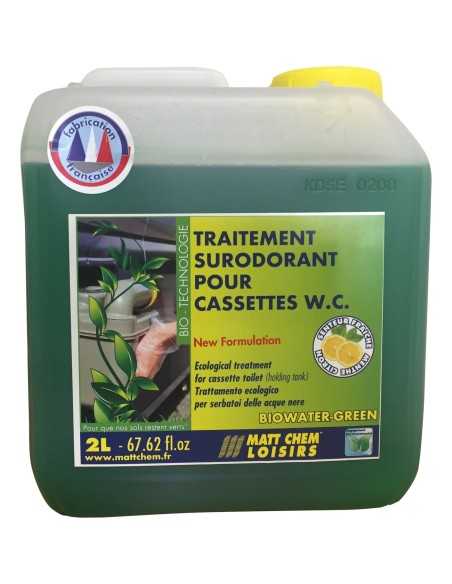 traitement surodorant pour cassettes wc biowater green - matt chem - MATT CHEM - 3760164172308