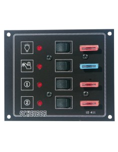 panneaux à fusibles plats 4 circuits - scheiber - Scheiber - 3700147601104