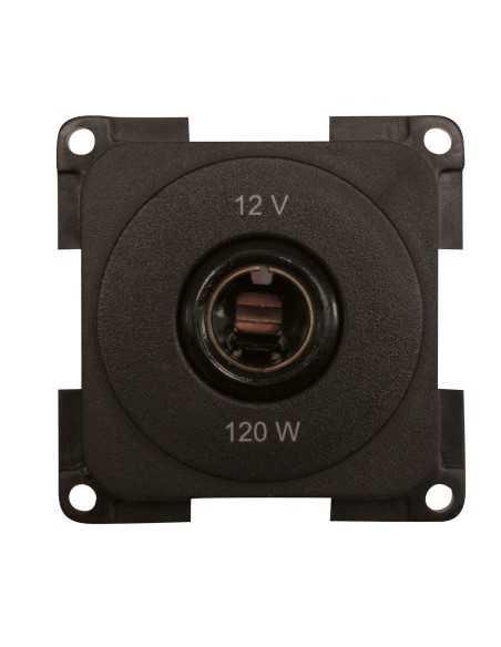 prise 12 volts diamètre 12 mm gris foncé - Générique - 4056161070136