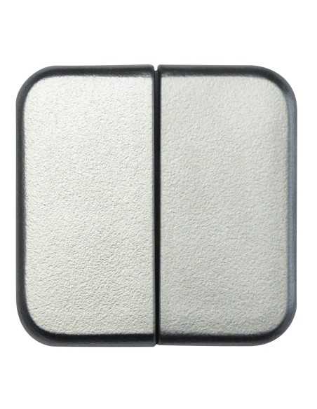 bascule double gris métal - Générique - 4056161054570