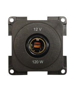 prise 12 volts diamètre 12 mm marron - Générique - 4056161046100