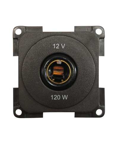 prise 12 volts diamètre 12 mm marron - Générique - 4056161046100