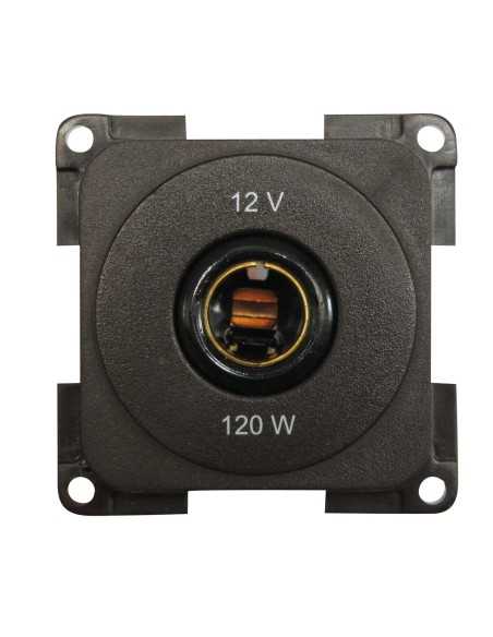 prise 12 volts diamètre 12 mm marron - Générique - 4056161046100