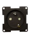 prise 220 volts française 2 fiches + terre gris foncé - Générique - 4056161070358