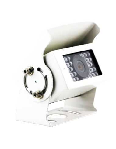 caméra de recul filaire 28 leds blanche - equinoxe - EQUINOXE - 3700628221067
