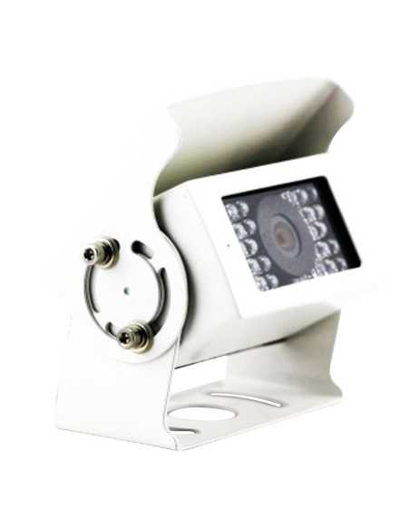 caméra de recul filaire 28 leds blanche - equinoxe - EQUINOXE - 3700628221067