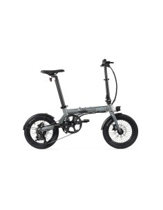 vélo à assistance électrique pliant city 4 speed 16 gris - eovolt - Eovolt - 7141249703772