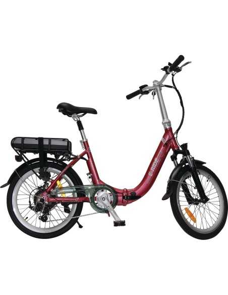 vélo à assistance électrique pliant 20 rouge confort - e-ride - E-Ride - 3700628251095