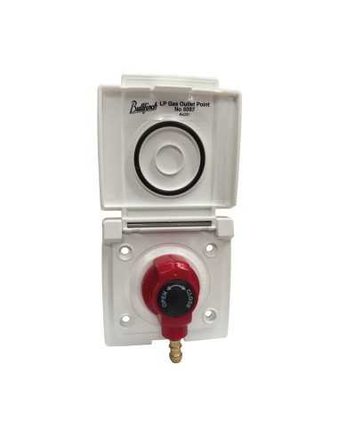 boitier sortie gaz barbecue - prise gaz rouge - gaslow - Gaslow - 5060021490452
