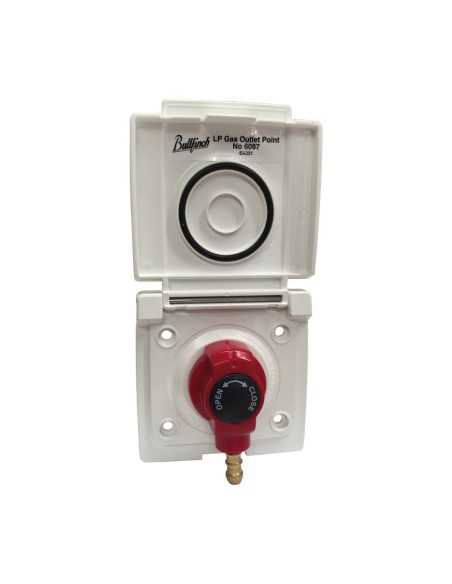 boitier sortie gaz barbecue - prise gaz rouge - gaslow - Gaslow - 5060021490452