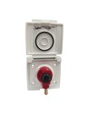 boitier sortie gaz barbecue - prise gaz rouge - gaslow - Gaslow - 5060021490452