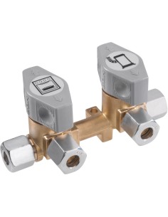 vanne de raccordement à olives 2 voies vanne de raccordement à olives 2 voies 6/8 - gok - GOK - 4045659510230