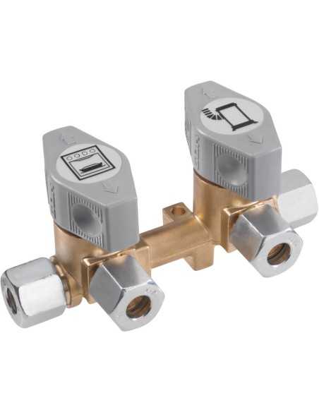 vanne de raccordement à olives 2 voies vanne de raccordement à olives 2 voies 6/8 - gok - GOK - 4045659510230