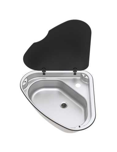evier couvercle basic line 33 version droite - thetford - Thetford - 5060252081115