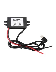 10v-50v / usb-c 5v coudé - beepings - Beepings - 3760252520509