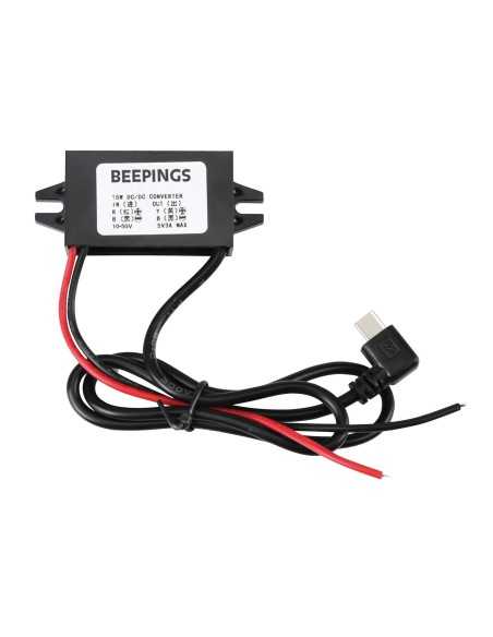 10v-50v / usb-c 5v coudé - beepings - Beepings - 3760252520509